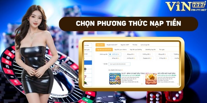 Hướng dẫn nạp tiền vào Vin777: 5 Phương thức mới nhất 2025 4 huong dan nap tien vao vin777 4